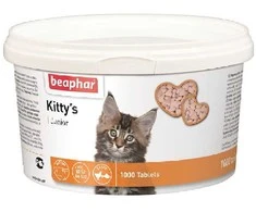 Vitamīnizēta papildbarība - Beaphar Kitty's Junior, 1000 tab.