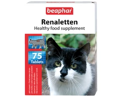 Vitamīnizēta papildbarība : Beaphar Renaletten, 75gab, kaķiem ar nieru slimībām