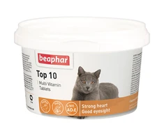 Beaphar Top-10 cat 180tbl.,papildas pašarui katėms
