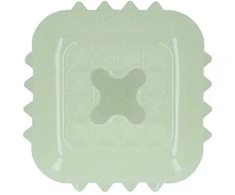 2 Glow Ryškus kvadratinis 6.5cm – Šviečiantis skanėstų kubas šunims, patvarus švytintis dizainas