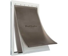„PetSafe“ Extreme Weather aliuminio durys augintiniams – XL karščiui izoliuojantis sustiprintas metalinis įėjimas