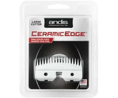 Andis CeramicEdge peilis Didelis pjaunamasis – Keraminis įdėklas, patobulintas patvarumas Mėlyna Ribbon II ašmenims