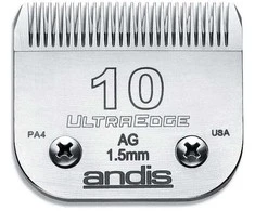 Andis UltraEdge Nr. 10 kirpimo ašmenys – 1,5 mm tikslumo plienas, patvarus kraštas