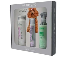 Artero Cosmetic Pack – Complete Coat Care Set for Skirtas garbanotiems plaukams and Woolly Hair Types
