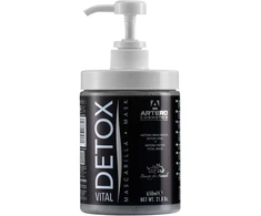 Artero Detox Vital Kaukė 650ml – Valomoji priežiūros kaukė su aktyvuota anglimi, giluminio valymo formulė