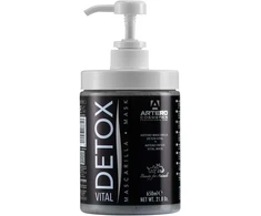 Artero Detox Vital Kaukė 650ml – Valomoji priežiūros kaukė su aktyvuota anglimi, giluminio valymo formulė