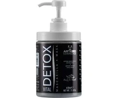 Artero Detox Vital Kaukė 650ml – Valomoji priežiūros kaukė su aktyvuota anglimi, giluminio valymo formulė