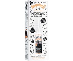 Bugalugs 2in1 Detangling Foam Šukos – Kokosų ir žaliosios citrinos kvapo, 150ml, lengva prižiūrėti kailį