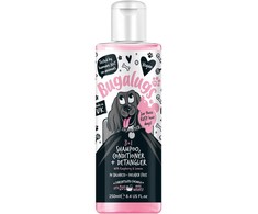 Bugalugs 3in1 šampūnas, kondicionierius ir atpaineliotojas – aviečių ir citrinų kvapo, 250 ml, valo ir minkština kailį