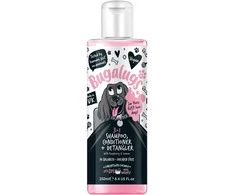 Bugalugs 3in1 šampūnas, kondicionierius ir atpaineliotojas – aviečių ir citrinų kvapo, 250 ml, valo ir minkština kailį