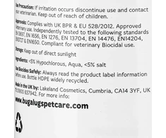 Bugalugs Antiseptinis purškalas nuo blusų ir erkių įkandimų 200ml – Greitai veikianti raminamoji formulė, švelni odai