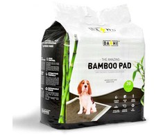 Dashi bambukiniai antibakteriniai priežiūros padėklai 60x40cm – Higieniška aktyvuota anglis, 30 vnt. pakuotė