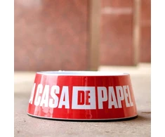 Dashi La Casa De Papel Original Raudona Melamino Dubenėlio – Mažas, Tvirtas Money Heist Dizainas