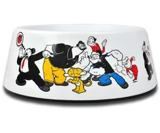 Dashi Popeye Melamino dubuo – didelis, patvarus augintinio maistelių dubuo su Popeye raštu