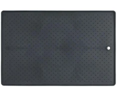 Dexas Grippmat silikoninė maitinimo kilimėlis, vidutinio dydžio 33x48cm – neslystantis, lengvai valomas, grafito spalvos