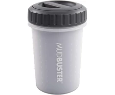 Dexas Lidded Mudbuster Medium – Uždengiamas silikoninis letenos valytuvas, mėlynas, lengvai valomas dizainas