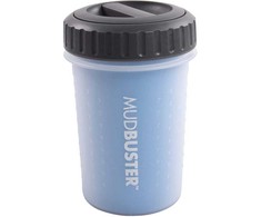 Dexas Lidded Mudbuster Medium – Uždengiamas silikoninis letenos valytuvas, mėlynas, lengvai valomas dizainas