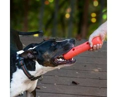 Dexas Off-Leash Tumbler Kamuolės žaislas – tvirtas interaktyvus kamuolys su karabino spaustuko tvirtinimu