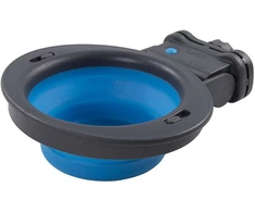 Dexas Sulankstomas transportavimo dėžės dubenėlis, mažas 240ml – patvarus silikonas, erdvę taupantis dizainas, mėlynas