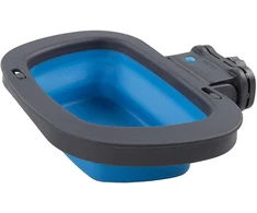 Dexas Sulankstomas transportavimo narvelių dubuo, didelis 590ml – Sulankstomas silikoninis dizainas, mėlynas, taupantis vietą