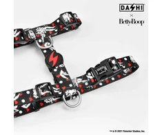 Diržai Dashi Classy Betty – Reguliuojami apsauginiai diržai su Betty Boop raštu, juodi, maži