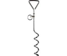 Flamingo Pavadinimo Kotas 41cm – Tvirtas Metalinis Inkaras, Saugus Lauko Pririšimo Įrenginys