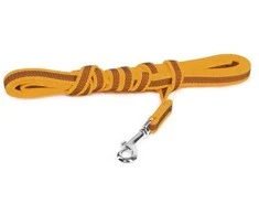 Julius K9 Color &amp; Gray Supergrip pavadėlis – neslystantis oranžinis pavadėlis su patogia rankena, 300cm x 14mm