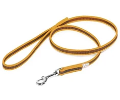 Julius K9 Color &amp; Gray Supergrip pavadėlis – neslystantis oranžinis pavadėlis su patogia rankena, 300cm x 14mm