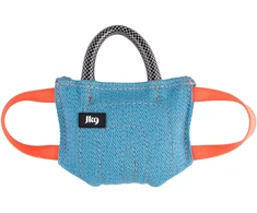 Julius-K9 Cotton Bitepad – Strong Mėlyna Chew Toy with Three Handles, Durable Design