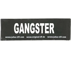 Julius K9 "Gangster" lipdukas – didelis Velcro tvirtinimas, 2 vnt., ilgaamžė konstrukcija