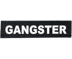 Julius K9 Gangster pleistras XXXS – Patvari pakabėlė ant diržų, 2x8cm dydžio, lengvai tvirtinama Julius K9
