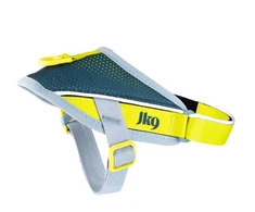 Julius-K9 Gatvės pakinktai „Sky Gray &amp; Neon Lime“ – XXS, lengvas miesto dizainas, atspindintys akcentai