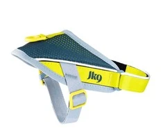 Julius-K9 Gatvės pakinktai „Sky Gray &amp; Neon Lime“ – XXS, lengvas miesto dizainas, atspindintys akcentai