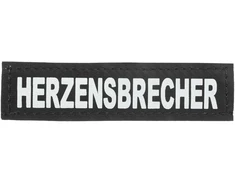 Julius-K9 Herzensbrecher Patch XS – Velcro tvirtinimas, 2x8cm, patvari etiketė pavadėliams