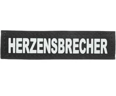 Julius-K9 Herzensbrecher Patch XS – Velcro tvirtinimas, 2x8cm, patvari etiketė pavadėliams