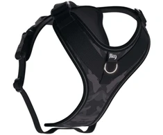 Julius-K9 IDC Longwalk Light Harness Night Camo – Lengvas trekingo pakabinamas diržas su GPS kišene, Dydis M