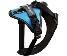 Julius-K9 IDC Longwalk Light Pakalimėlė Aquamarine – Lengvas trekingo dizainas su GPS kišene, XL Mėlyna