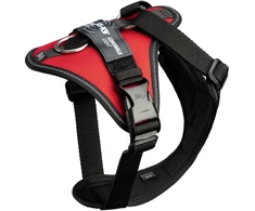 Julius-K9 IDC Longwalk Light pakarudas Raudona XXL – Lengvas dizainas su GPS kišene