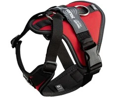 Julius-K9 IDC Longwalk Light pakarudas Raudona XXL – Lengvas dizainas su GPS kišene