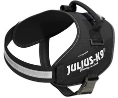 Julius-K9 IDC pakabinamas diržas juodas – Premium reguliuojamas diržas, patvarus dizainas, 4 dydis