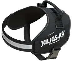 Julius-K9 IDC pakabinamas diržas juodas – Premium reguliuojamas diržas, patvarus dizainas, 4 dydis