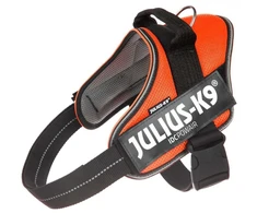 Julius K9 IDC Powair balnas Oranžinis – Lengvas kvėpuojantis tinklelio dizainas, Dydis XXL