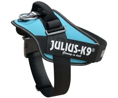 Julius-K9 IDC Powerharness Aquamarine – Premium turkio diržas, reguliuojamas, 1 dydis