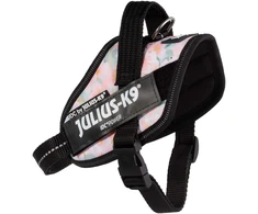 Julius-K9 IDC Powerharness Pretty – Atspindintis gėlių raštų pakinktas su saugiu prigludimu