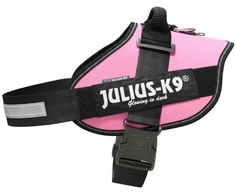 Julius-K9 IDC Powerharness Rožinė – Reguliuojamas Aukštos Kokybės Pakinktas, Dydis Baby 2