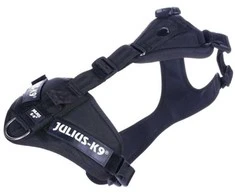 Julius K9 Julius K-9 Mantrailing Juodas Sekimo Diržas – Reguliuojamas L/XL, Patvarus ir Saugus Pritvirtinimas