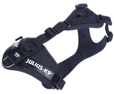 Julius K9 Julius K-9 Mantrailing Juodas Sekimo Diržas – Reguliuojamas L/XL, Patvarus ir Saugus Pritvirtinimas