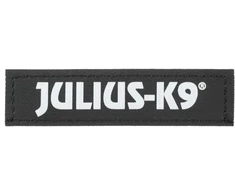 Julius-K9 lipdukas XS – Velcro tvirtinimas, 2x8cm, patvari etiketė, skirta Julius K9 sistemoms