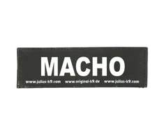 Julius-K9 Macho Patch XXXS &ndash; Pritaikomas etikečės priedas, 2x8cm dydžio pakabukams