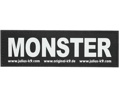 Julius-K9 Monster Patchų rinkinys – Velcro tvirtinimas (didelis), 2 vnt., pritaikomas priedas balnui